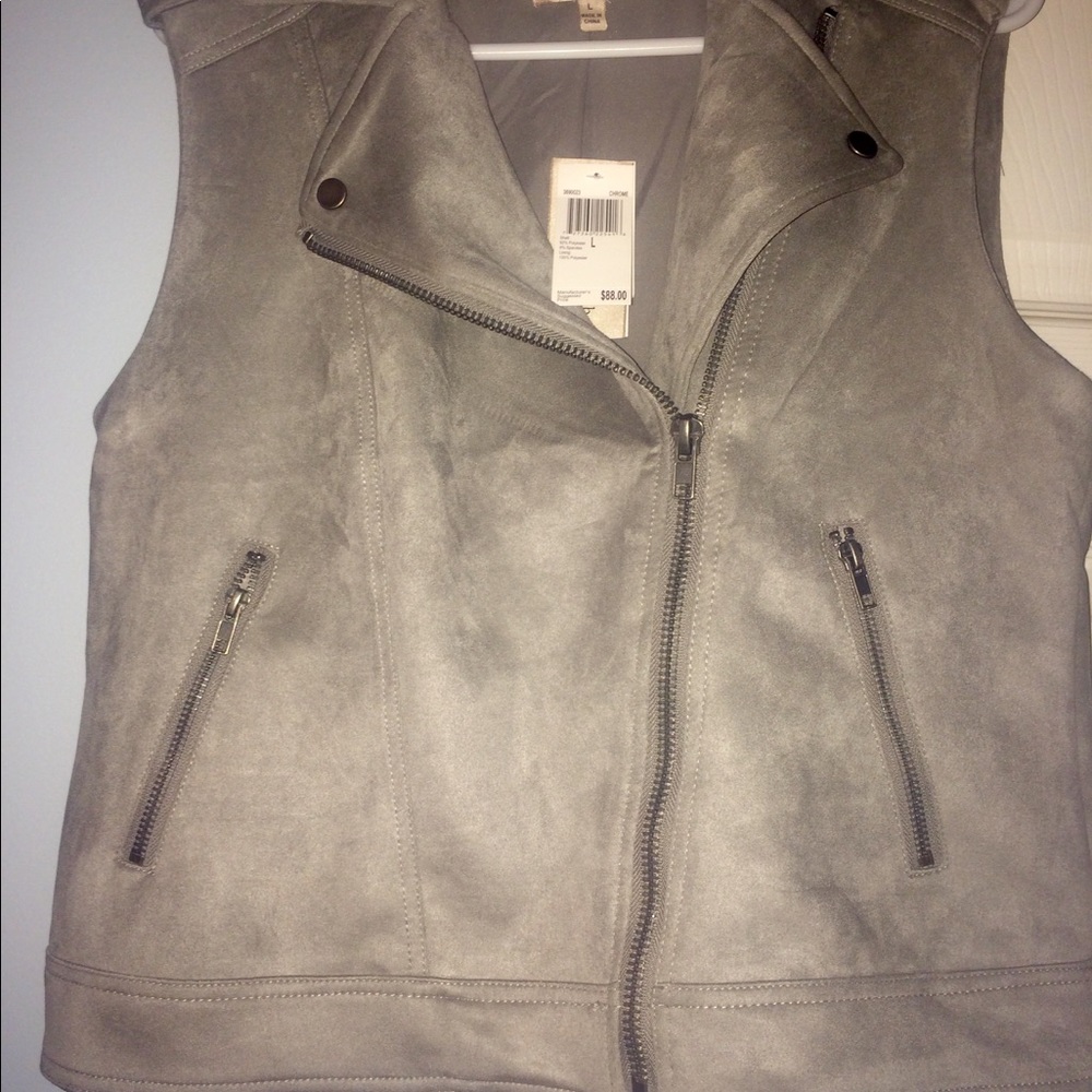 Philosophy zip up vest